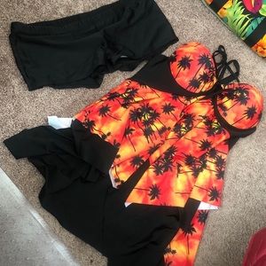 New! 5x tankini w/boy shorts